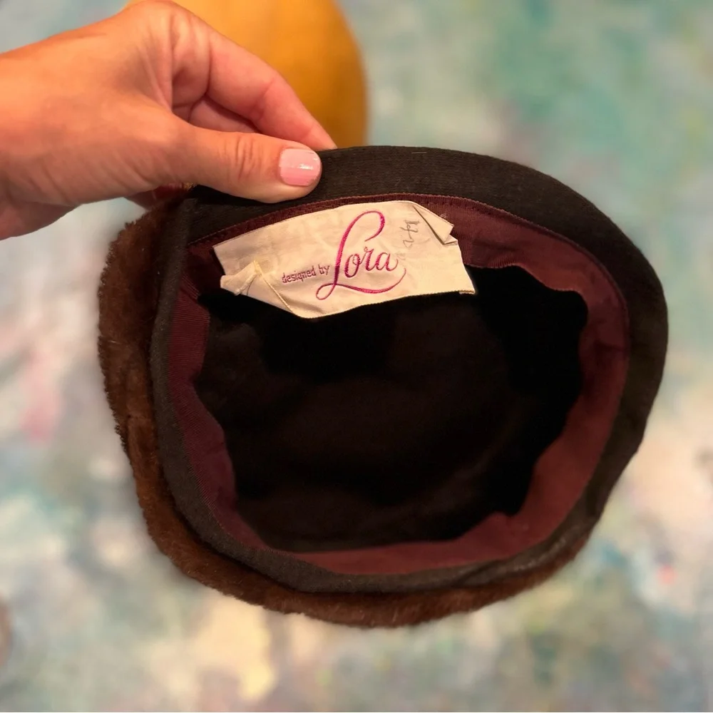 Mid Century Fur Barrette